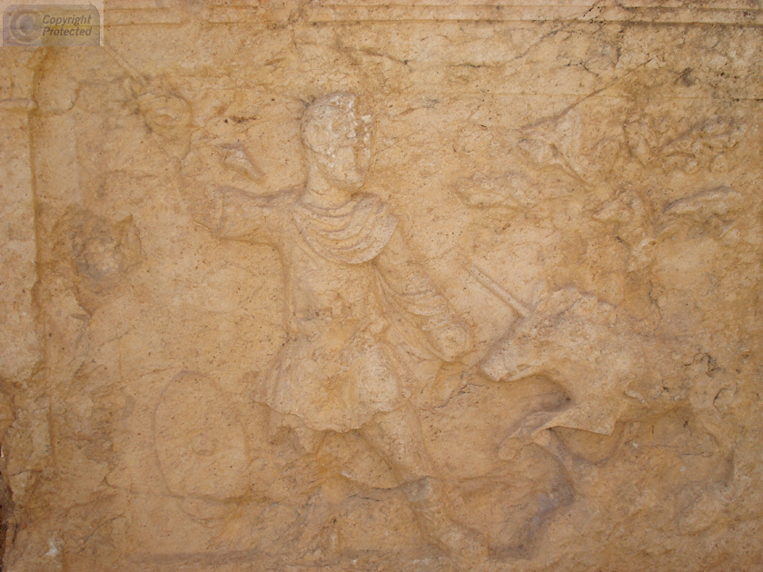 Detail of the Roman Ruins in Baalbek